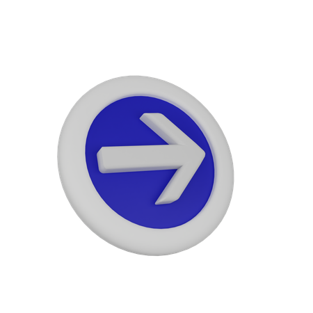 Right Arrow  3D Icon