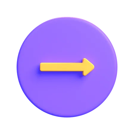 Right Arrow  3D Icon