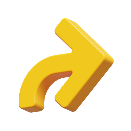 Right Arrow  3D Icon