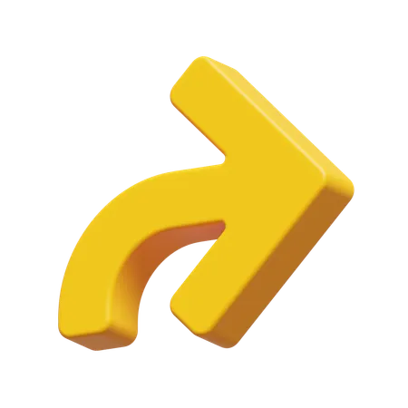 Right Arrow  3D Icon