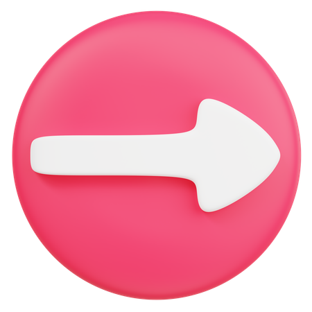 Right Arrow  3D Icon