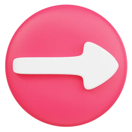 Right Arrow  3D Icon