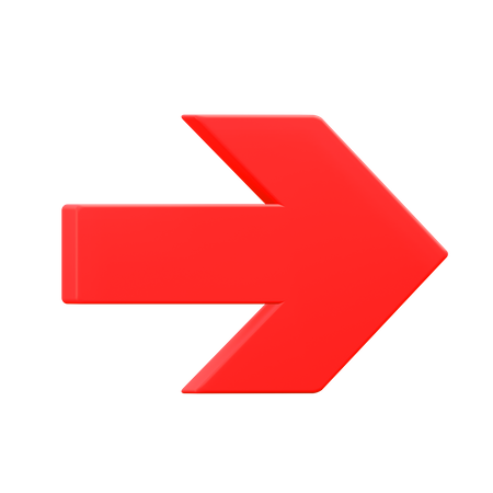 Right Arrow  3D Icon