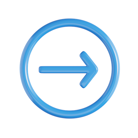 Right Arrow  3D Icon