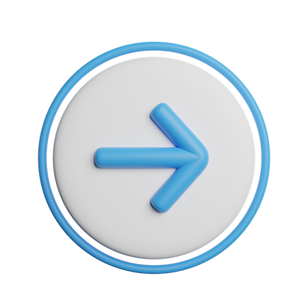 Right Arrow  3D Icon