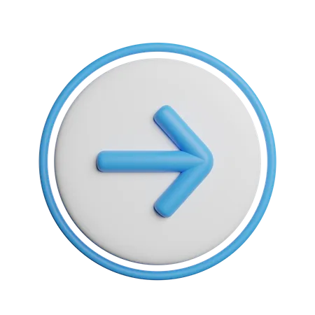 Right Arrow  3D Icon