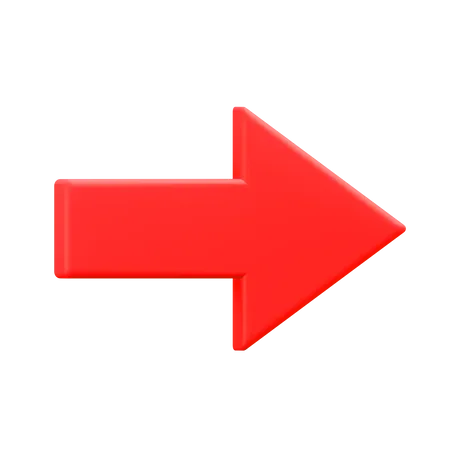 Right Arrow  3D Icon