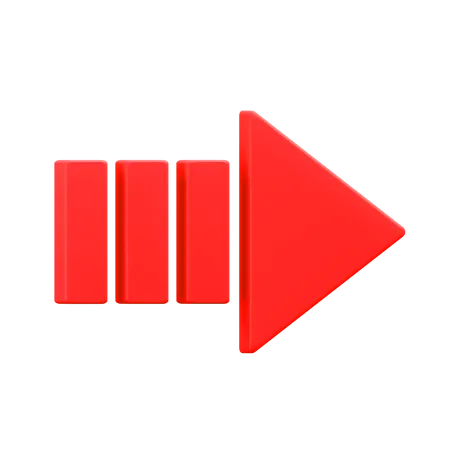 Right Arrow  3D Icon