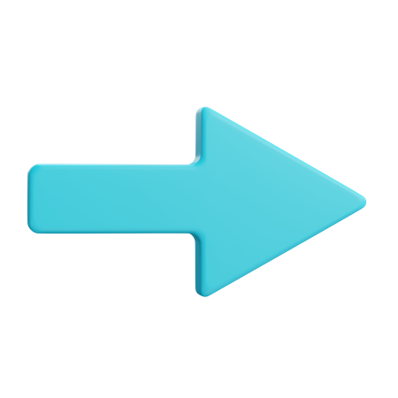 Right Arrow  3D Icon