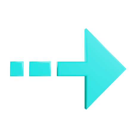 Right Arrow  3D Icon