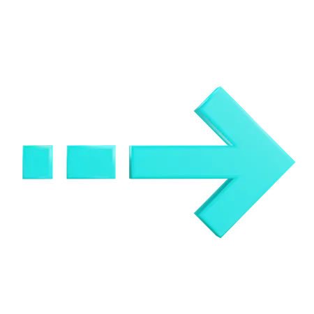 Right Arrow  3D Icon