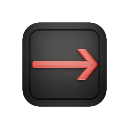 Right Arrow  3D Icon