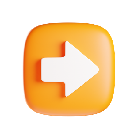 Right Arrow  3D Icon
