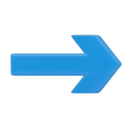 Right Arrow  3D Icon