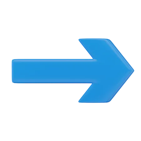 Right Arrow  3D Icon