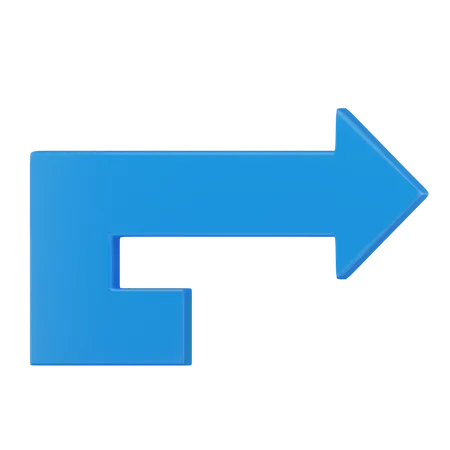 Right Arrow  3D Icon