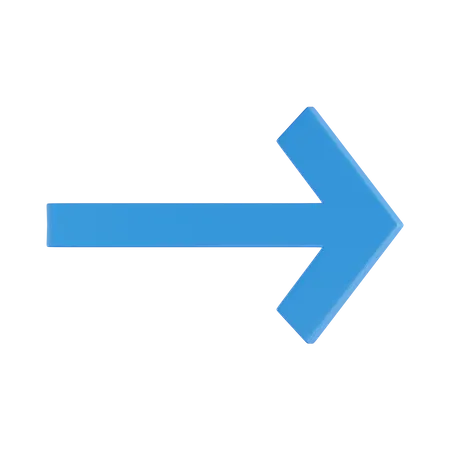 Right Arrow  3D Icon