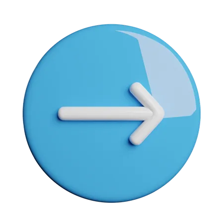 Right Arrow  3D Icon