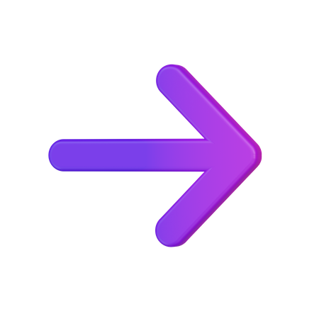 Right Arrow  3D Icon