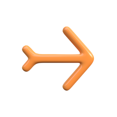 Right Arrow  3D Icon