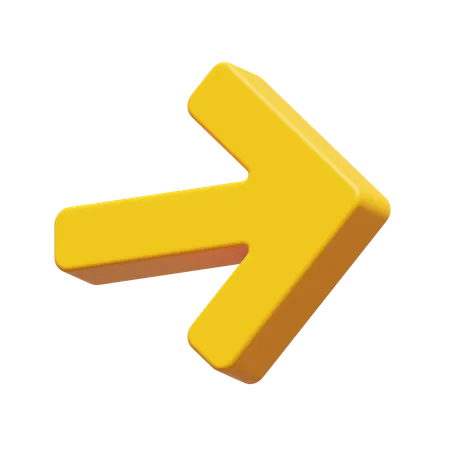 Right Arrow  3D Icon