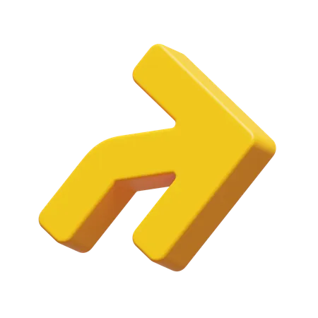 Right Arrow  3D Icon