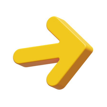 Right Arrow  3D Icon