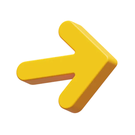 Right Arrow  3D Icon