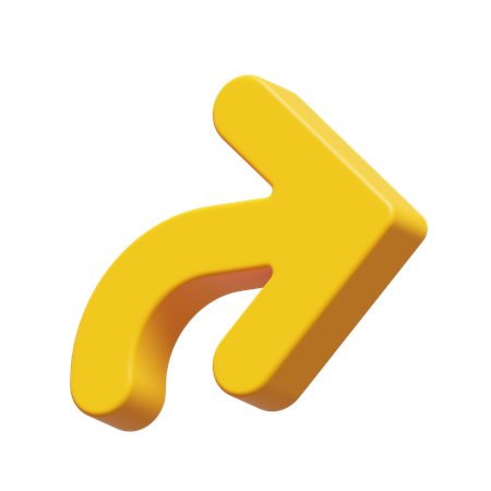 Right Arrow  3D Icon