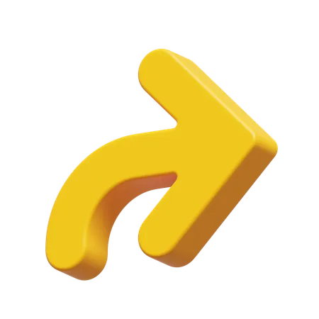 Right Arrow  3D Icon