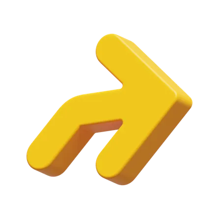 Right Arrow  3D Icon