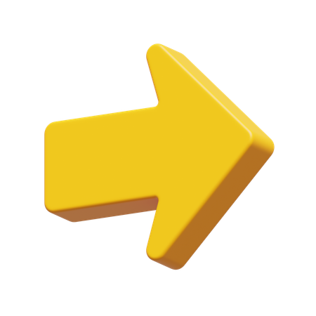 Right Arrow  3D Icon