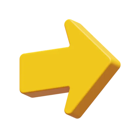 Right Arrow  3D Icon