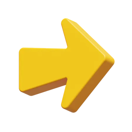 Right Arrow  3D Icon