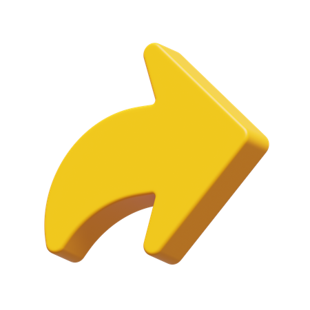 Right Arrow  3D Icon