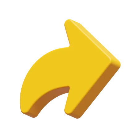 Right Arrow  3D Icon