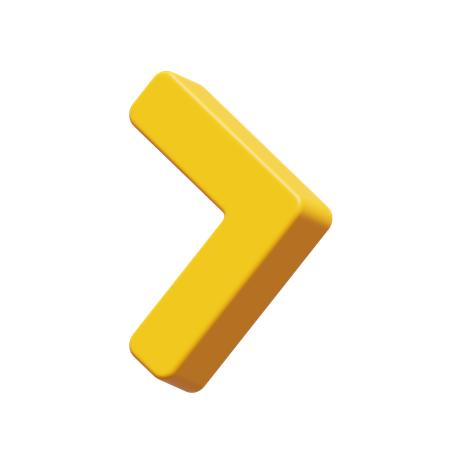 Right Arrow  3D Icon