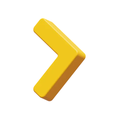 Right Arrow  3D Icon