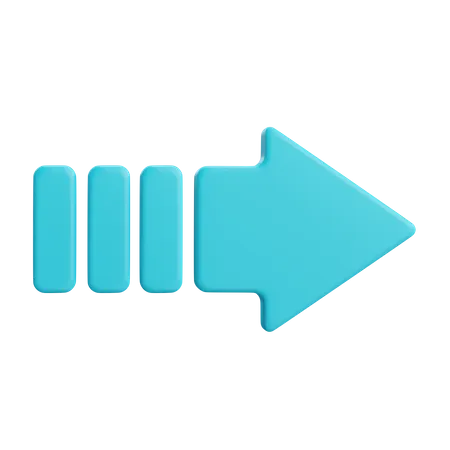 Right Arrow  3D Icon