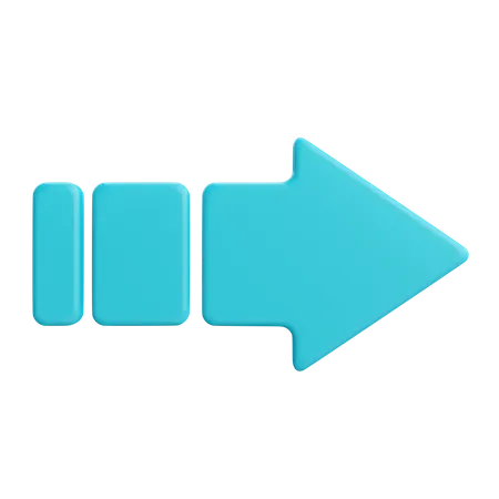 Right Arrow  3D Icon