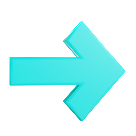 Right Arrow  3D Icon