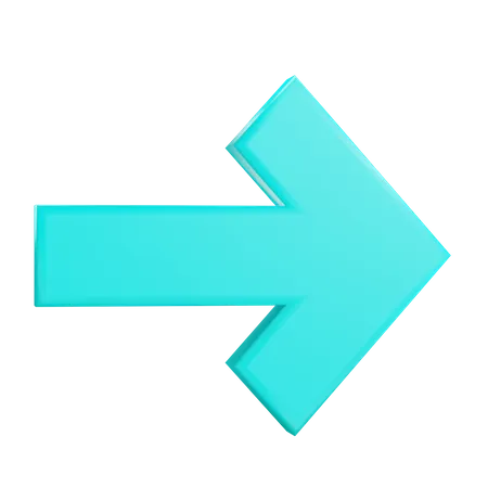 Right Arrow  3D Icon