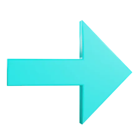 Right Arrow  3D Icon