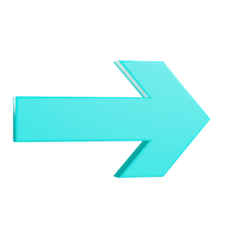 Right Arrow  3D Icon