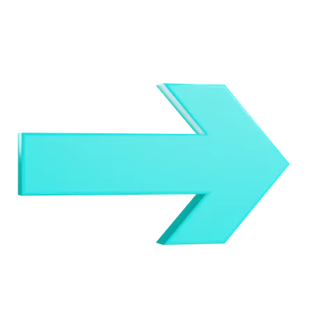 Right Arrow  3D Icon