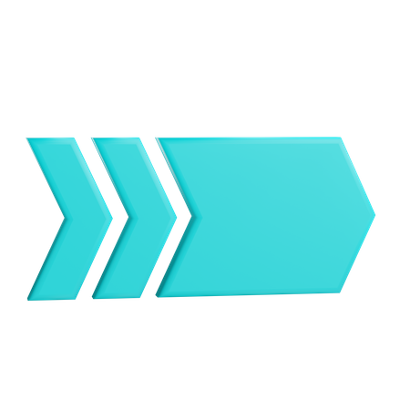 Right Arrow  3D Icon