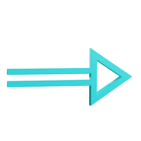 Right Arrow  3D Icon