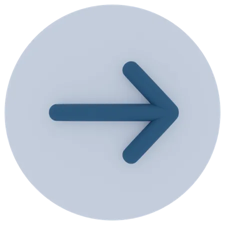 Right Arrow  3D Icon