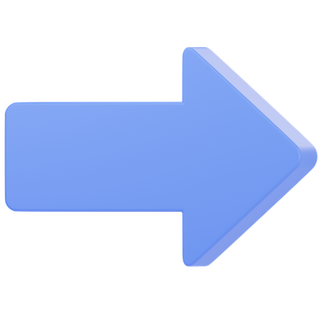 Right Arrow  3D Icon