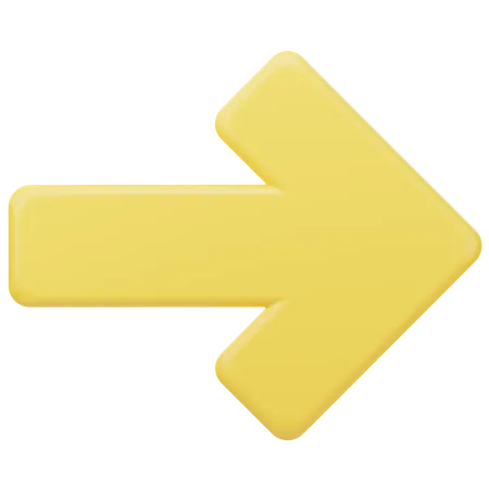 Right Arrow  3D Icon